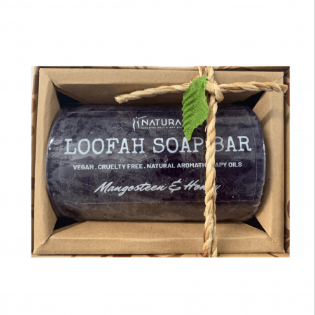 Mangosteen & Honey Loofah Soap Bar