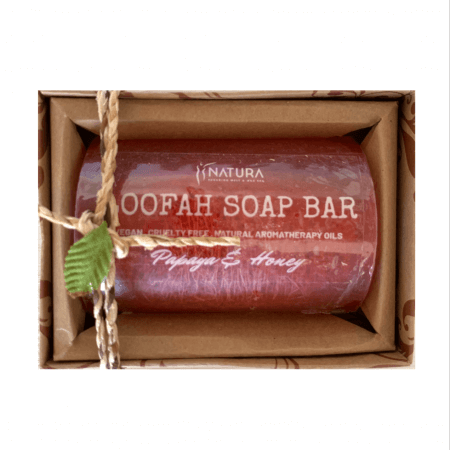 Papaya & Honey Loofah Soap Bar